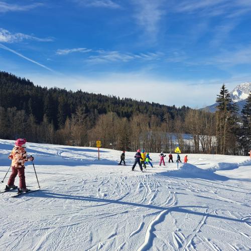 Freude im Schnee